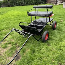 Pony Or Mini Horse Carriage From Bennington Carriages Driving 4 Wheeler Cart
