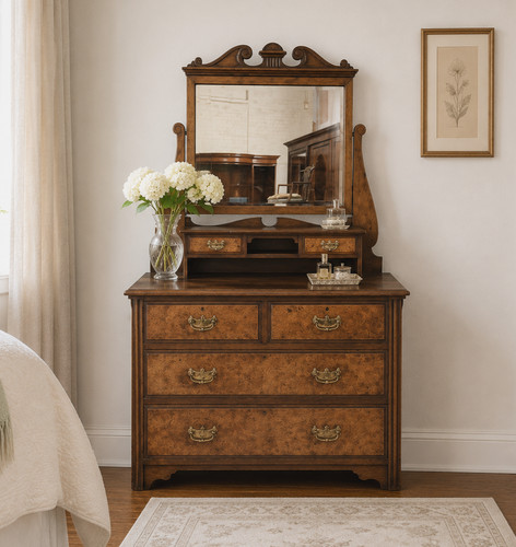 Victorian walnut dressing - victorian,