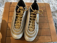 Air Max 97s Gold And White