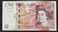 Old Fifty £50 Pound Note