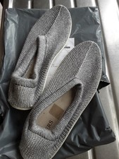 Pavers Size  6.5 /40 Silver Sparkle Sock Shoe.