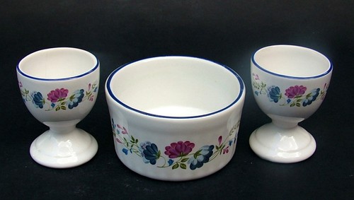 Bhs priory pair egg cups - of,