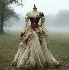 Vintage Medieval Ball Gown