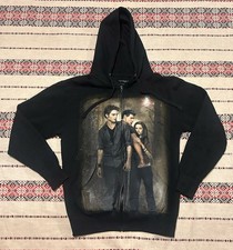 Twilight Saga Over Print Zip Up Hoodie Sz S