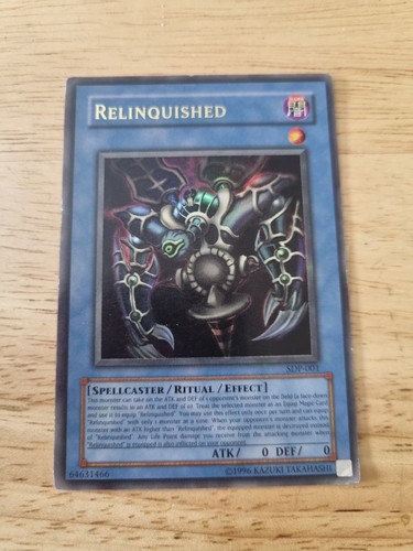 Relinquished sdp 001 starter - sdp-001,