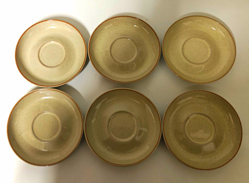 Denby daybreak saucers side - denby, saucers/side