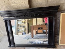Mantelpiece Mirror In Black