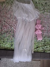 BABY NURSERY CANOPY DRAPE MOSQUITO NET WITH HOLDER TO FIT CRIB 