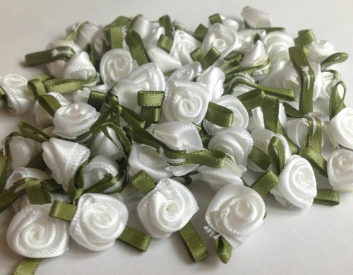 Small satin rose buds - rose,