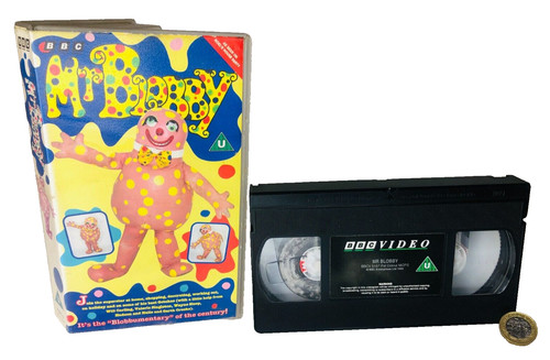 Vhs video tape blobby - video, old
