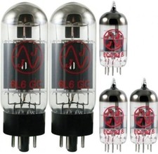 Vacuum Tube Set for Fender Hot Rod Deluxe/Hot Rod Deville, JJ 6L6GC + 12AX7