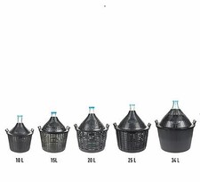 Glass carboy demijohn wide - demijohn,