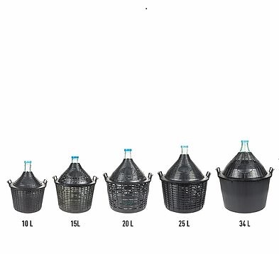 Glass carboy demijohn wide - carboy,