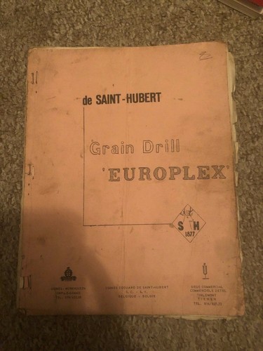 Europlex grain drill operators - drill,
