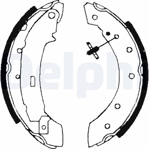 Brake shoe set - shoe,