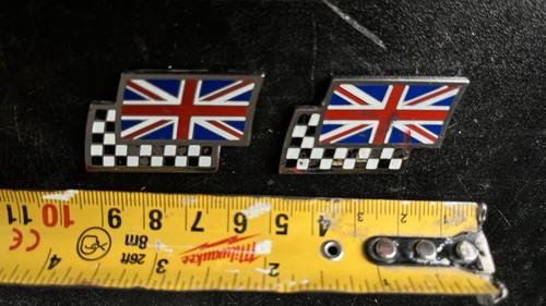 Mini union jack badges - mini,