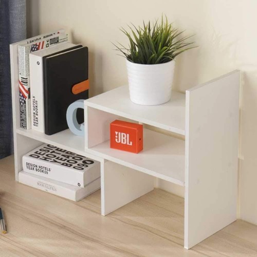 Adjustable desk storage - desk,