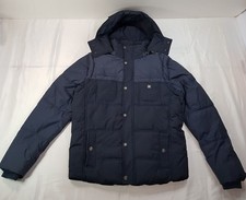 883 POLICE MENS SIZE M NAVY WINTER 2 IN 1 JACKET COAT DETACHABLE SLEEVES & HOOD