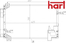 ENGINE CONDENSER AC 619 542