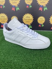 2022 Adidas Originals Samba Super OG Triple White Leather Men's Trainers UK 9