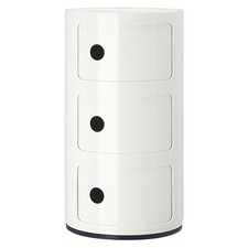 3 Drawers Round Storage Unit