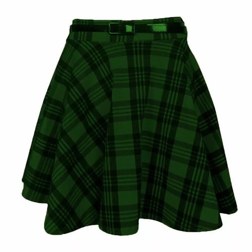 Ladies tartan belted - tartan,