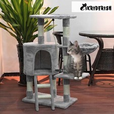 Cat Tree Tall Tower Multi-Level Condo Scratch Post Kitten Play House Scratcher