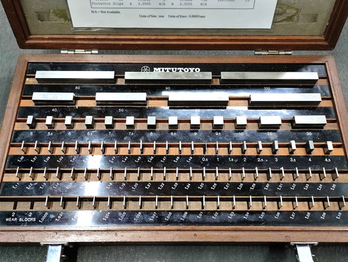 Mitutoyo metric slip gauges - metric, 88