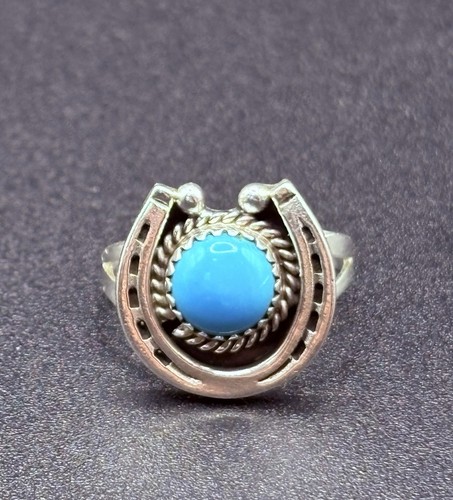 Sterling horseshoe ring - sterling,
