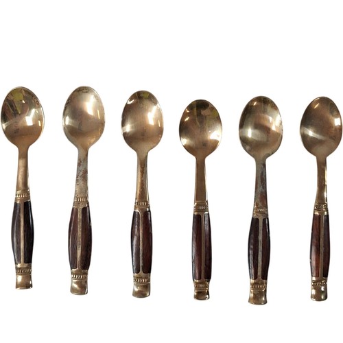 Thailand brass teaspoon set - thailand,