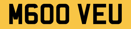 Move number plate - plate, m600