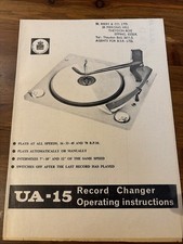 Ua15 bsr monarch - ua15, turntable
