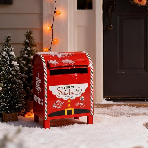 Christmas mailbox postbox - mailbox,