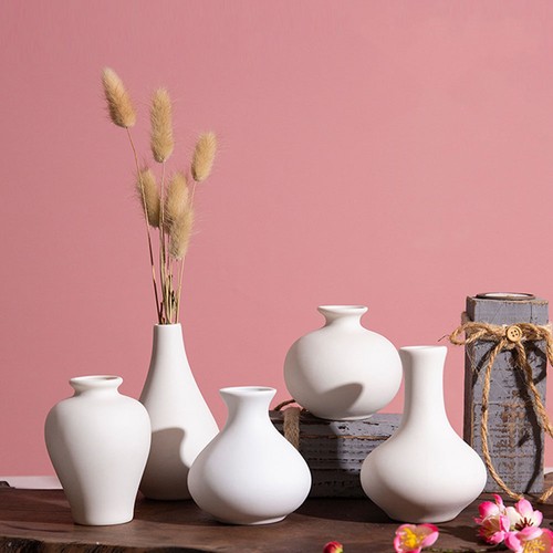 5pcs white ceramic - white,
