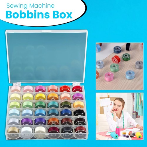 Sewing pre filled bobbins - pre-filled, with