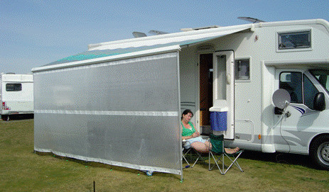 Motorhome awning panel - panel, fit