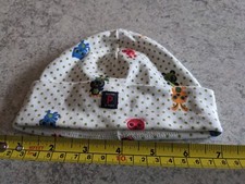 Baby Beanie Hat Unisex Size2-4mths 100%Cotton By Polarn O Pyret Pre-Owned Unworn