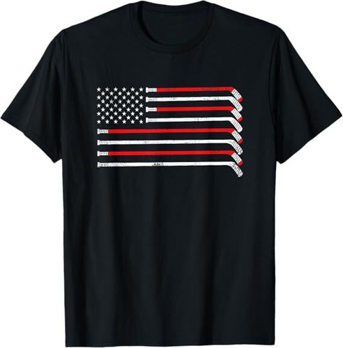 Hockey stick usa flag faded - stick,