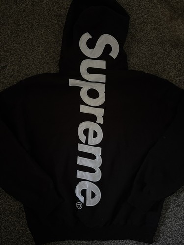 Supreme satin applique hoodie - applique,