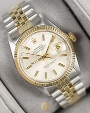 Rolex 16013 Datejust 36 Silver Dial Jubilee Bracelet 1983 Watch