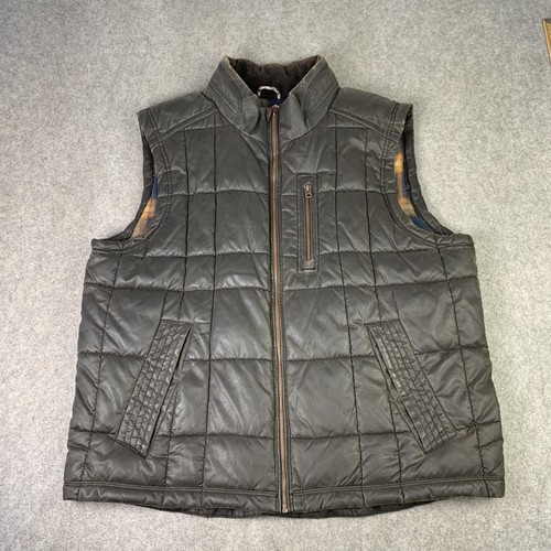 Mantaray gilet mens brown - mens, xl