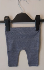 F&F Jogging Bottoms Leggings 0-1 Month Baby Boys Blue Elasticated Waist Cotton