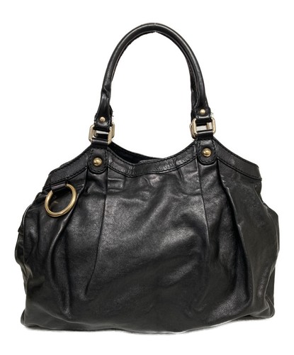 Gucci leather ski handbag - gucci,