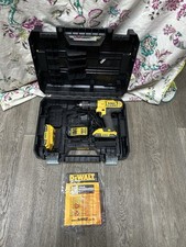 Dewalt DCD776 Cordless Drill With Batteries, Charger & Case *READ*