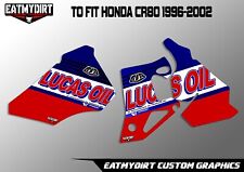 FOR HONDA CR 80 96-02 TANK AND RADIATOR GRAPHICS STICKERS DECALS MX CR80 