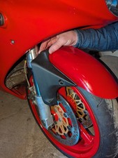 Kawasaki ZXR400 L 91–99 Front Mudguard Side Cover / Splash Guard LH RH Pair