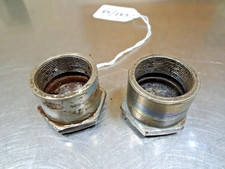 2 STEERING STEM TOP CROWN NUTS ROYAL ENFIELD REDDITCH BULLET 1" STEM VINTAGE