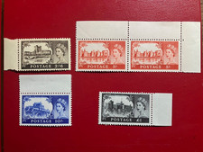 Queen Elizabeth 11 Castles unmounted MINT Bright GB postage stamps 