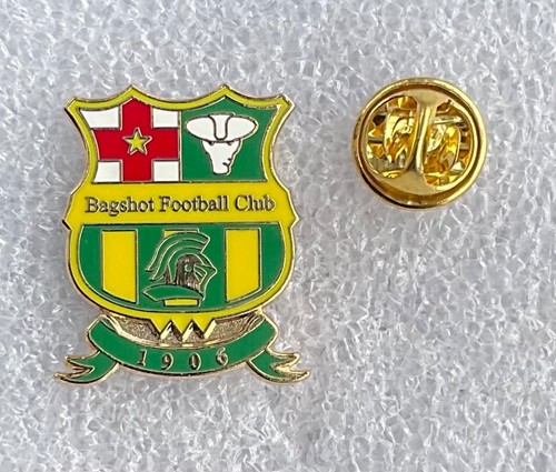 Bagshot football club enamel - bagshot,