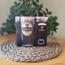 Guinness Label Print Glass &